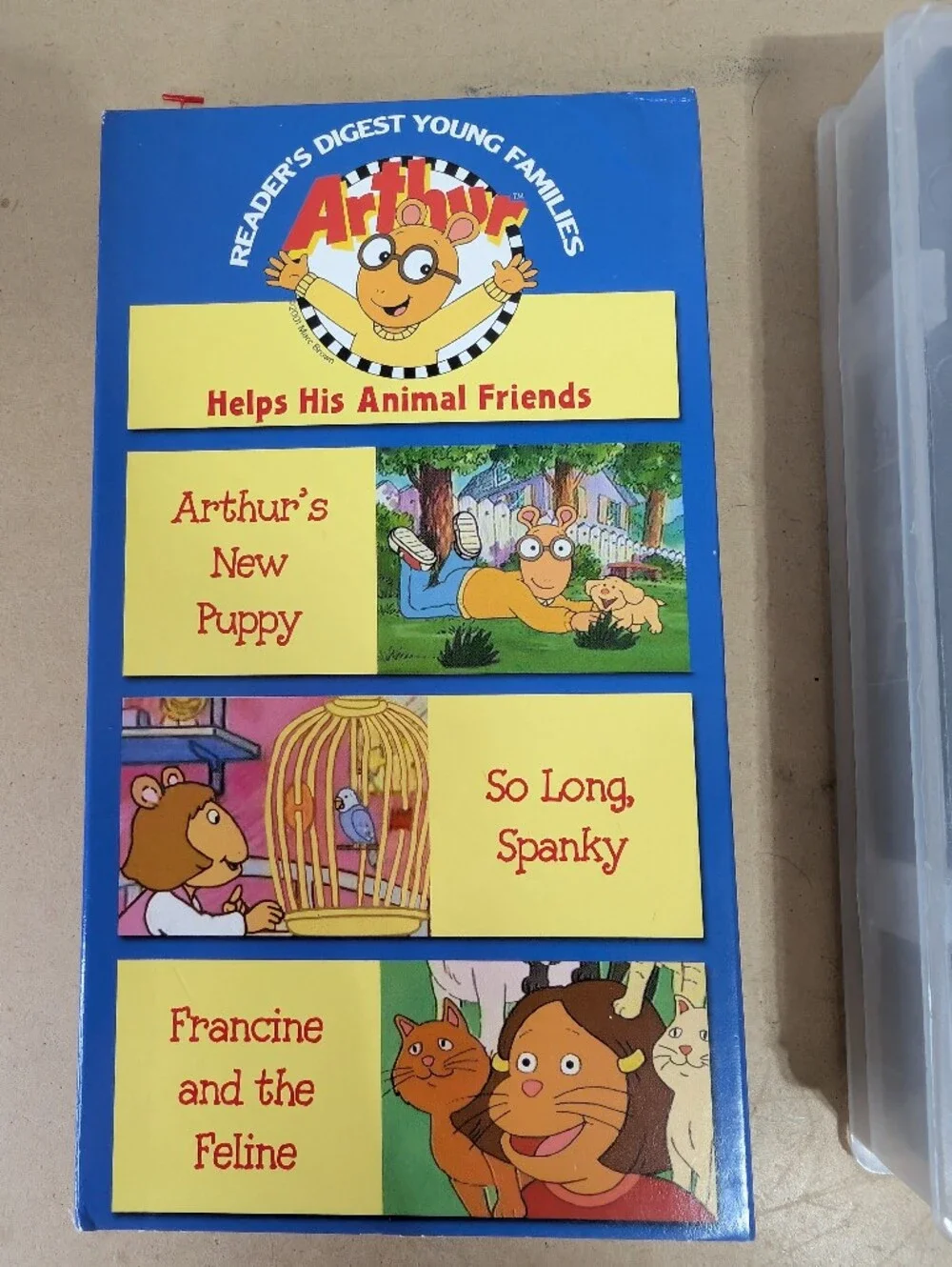 Lot Of 2 Arthur VHS Cartoons PBS Kids 90s Y2K Animated Media